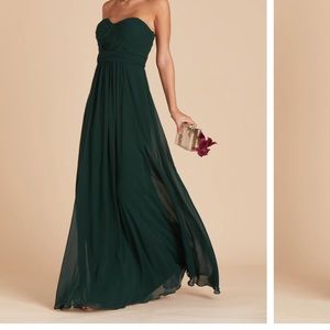 Birdy Grey Grace Convertible Dress In Chiffon Emerald
